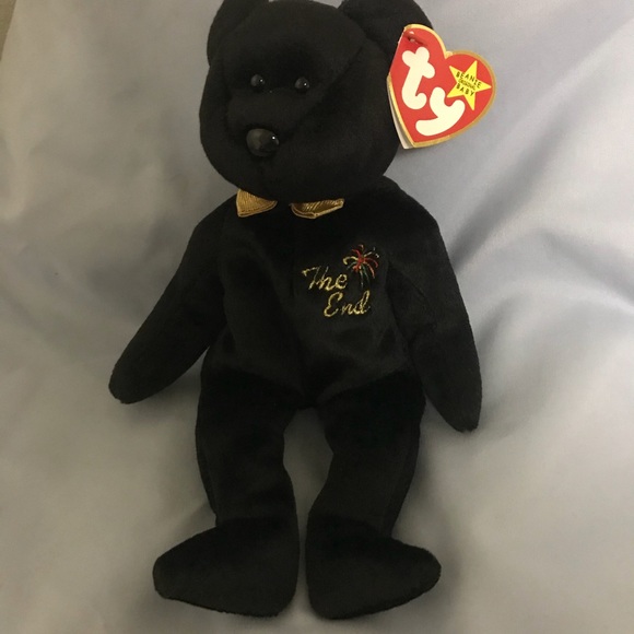 RARE Ty The End Beanie Baby & McDonald’s Teenie Baby - Picture 2 of 9